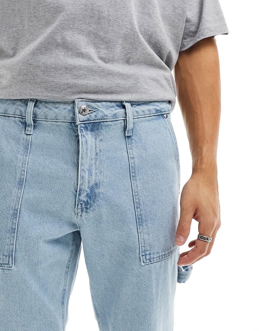 przecierane spodnie jeansy rurki 