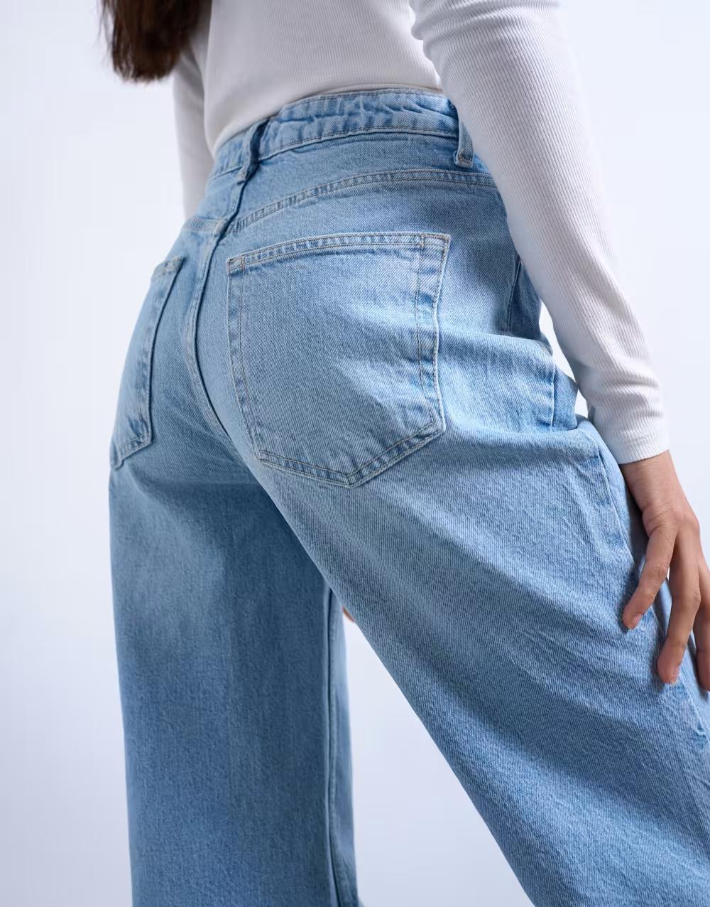 NIEBIESKIE SPODNIE JEANS