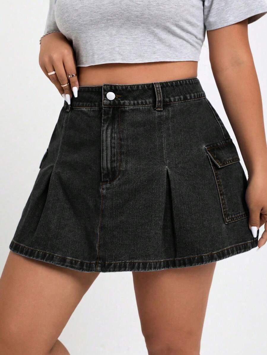 mini spódnica jeans 