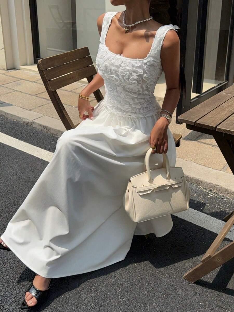 biała elegancka sukienka