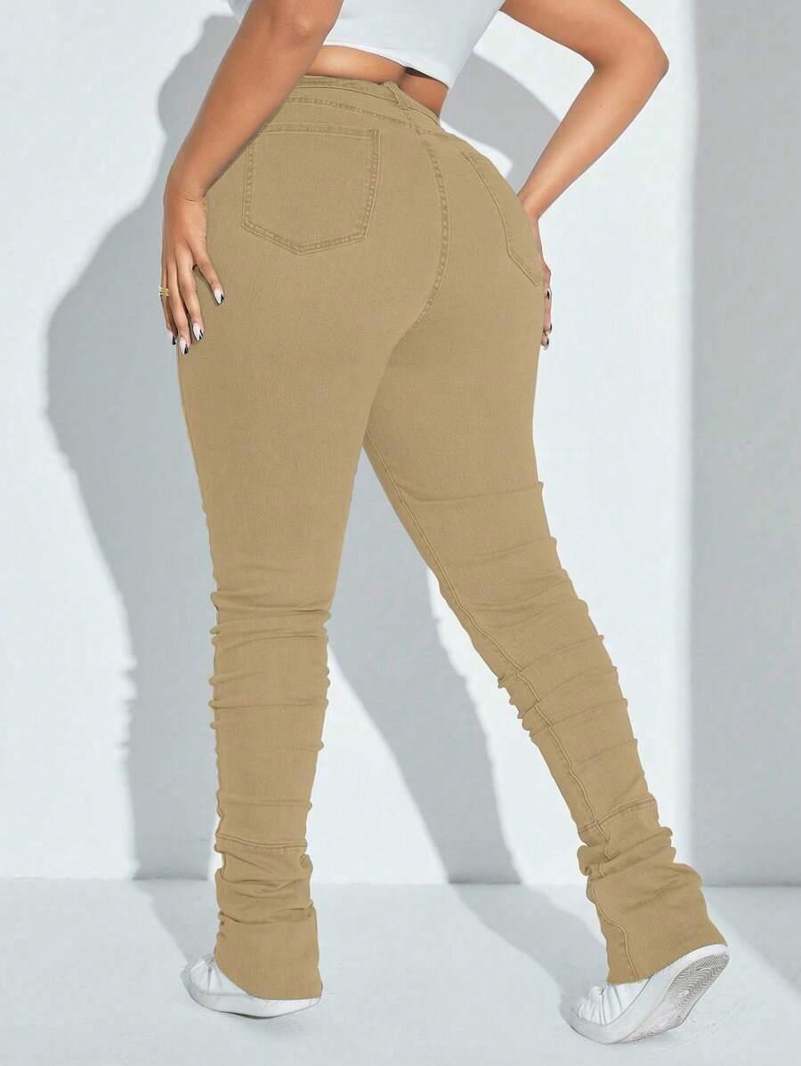 SPODNIE JEANS WYSOKI STAN