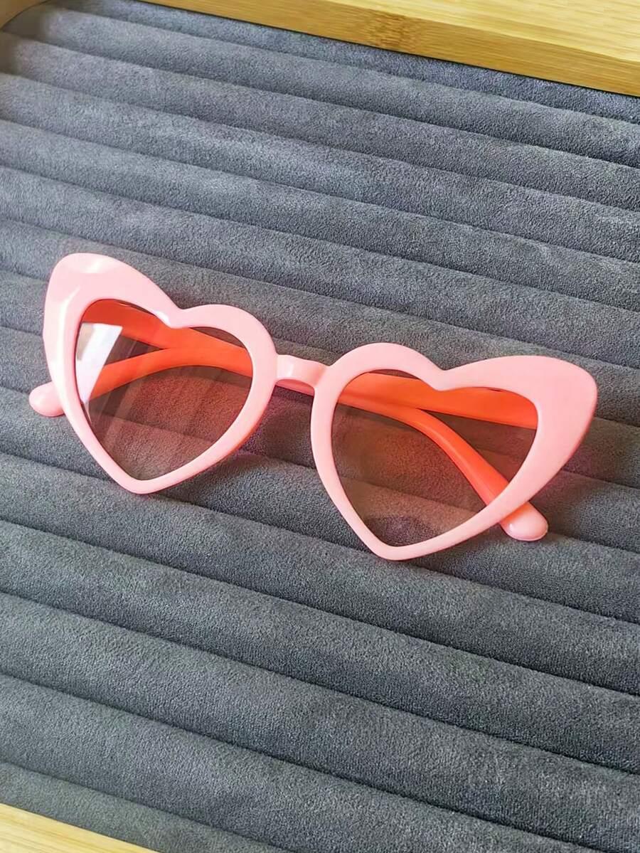 różowe okulary serce