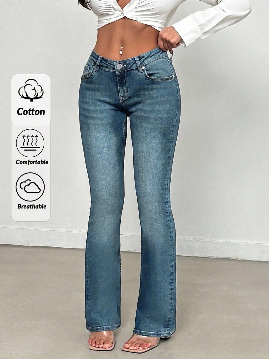 NIEBIESKIE SPODNIE JEANS