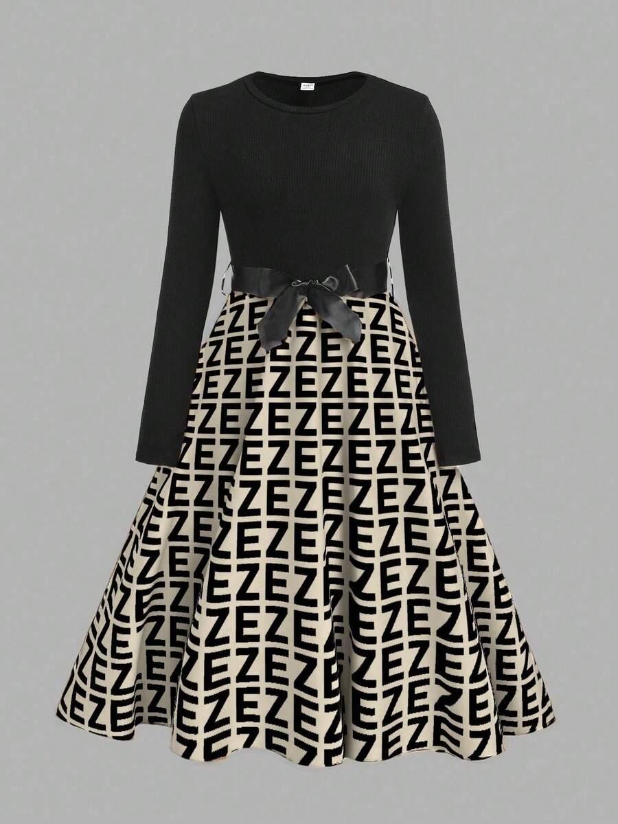 MAXI SUKIENKA DŁUGI RĘKAW 