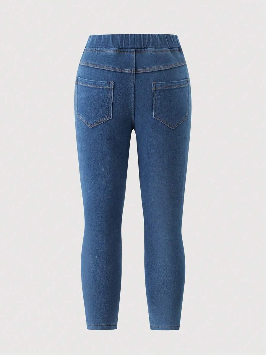 NIEBIESKIE SPODNIE JEANS