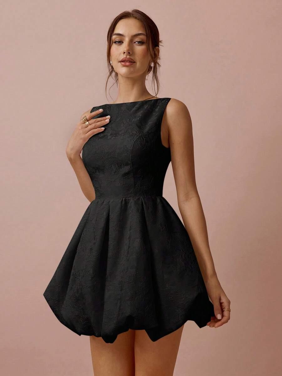 czarna mini sukienka 