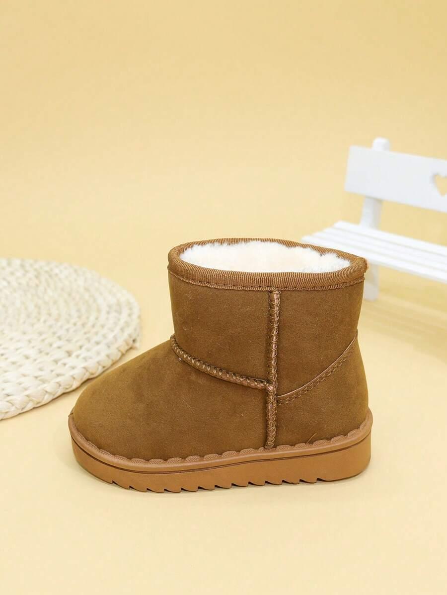 BRĄZOWE BUTY ŚNIEGOWCE
