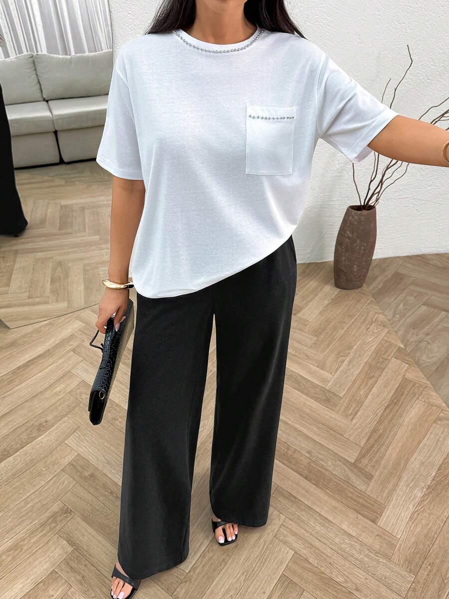 komplet t-shirt spodnie