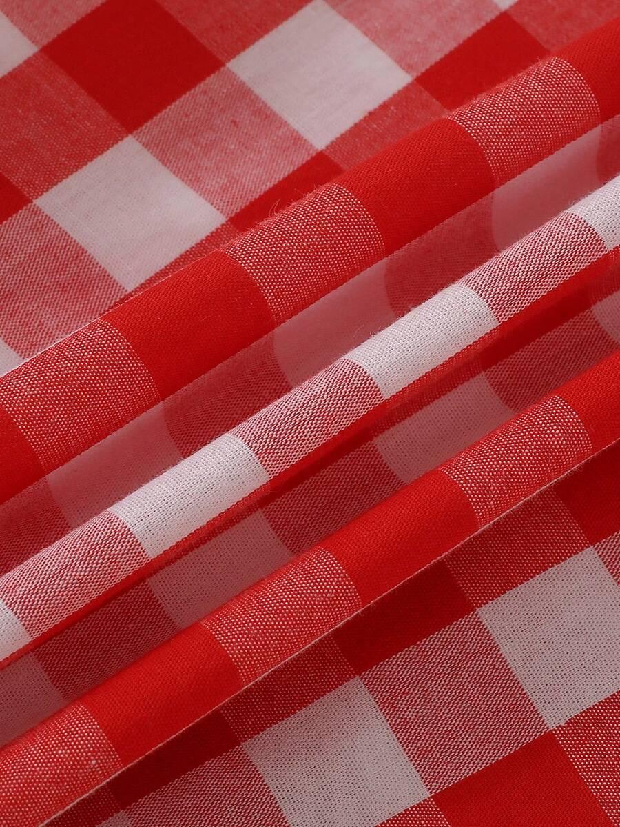 koszula krótki rękaw wzór krata