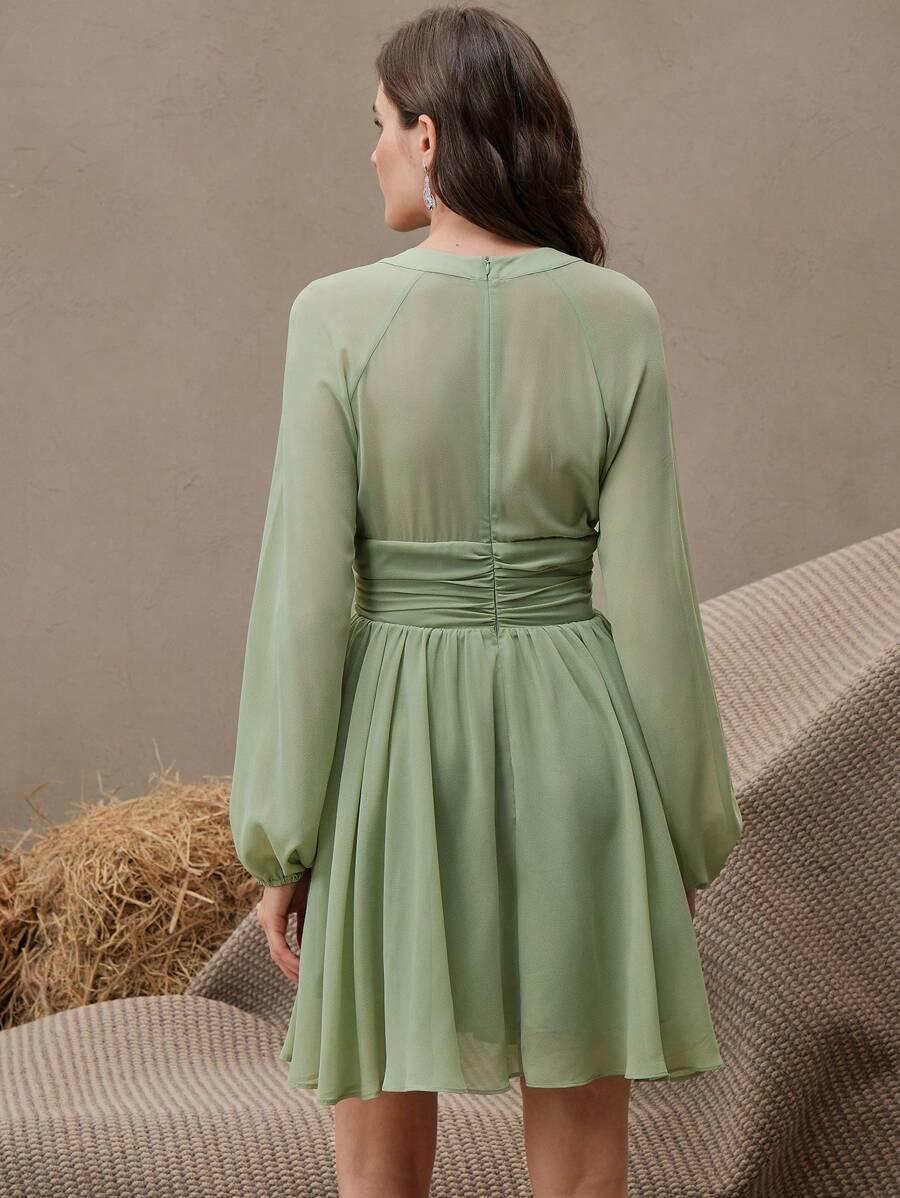 SUKIENKA KOKTAJLOWA MINI ROZKLOSZOWANA 
