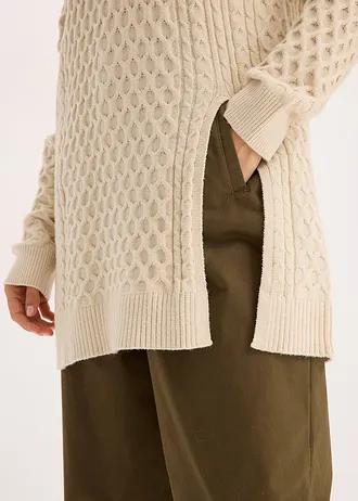 SWETER DAMSKI BEŻOWY