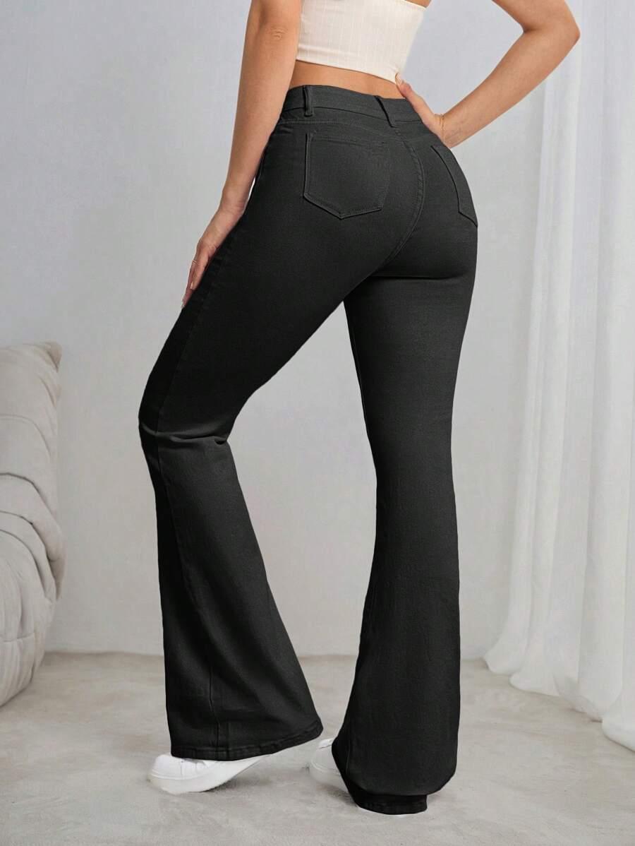 SPODNIE JEANS DZWONY