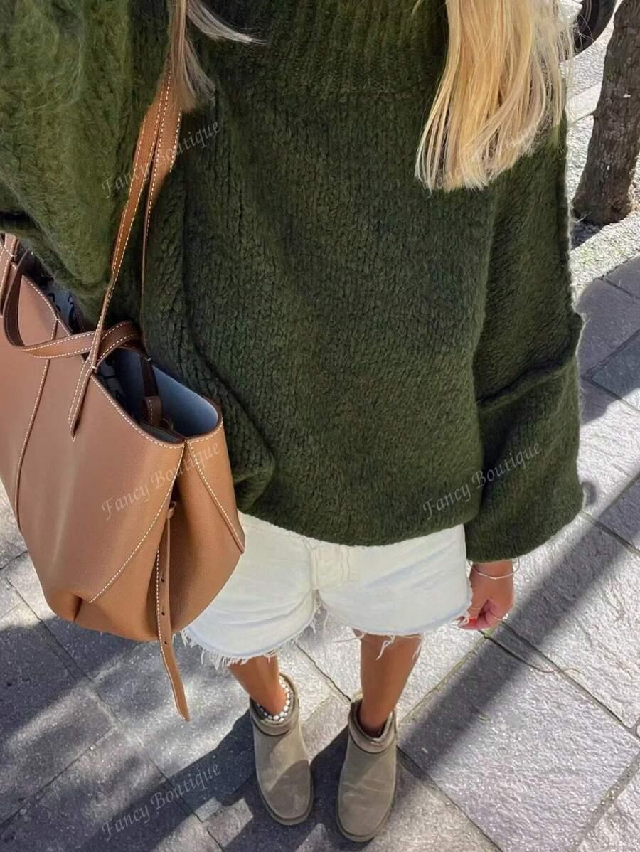 SWETER ZE STÓJKĄ