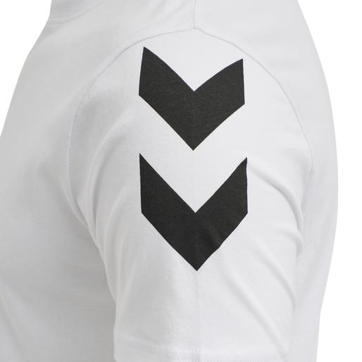 BIAŁY T-SHIRT CHEVRON