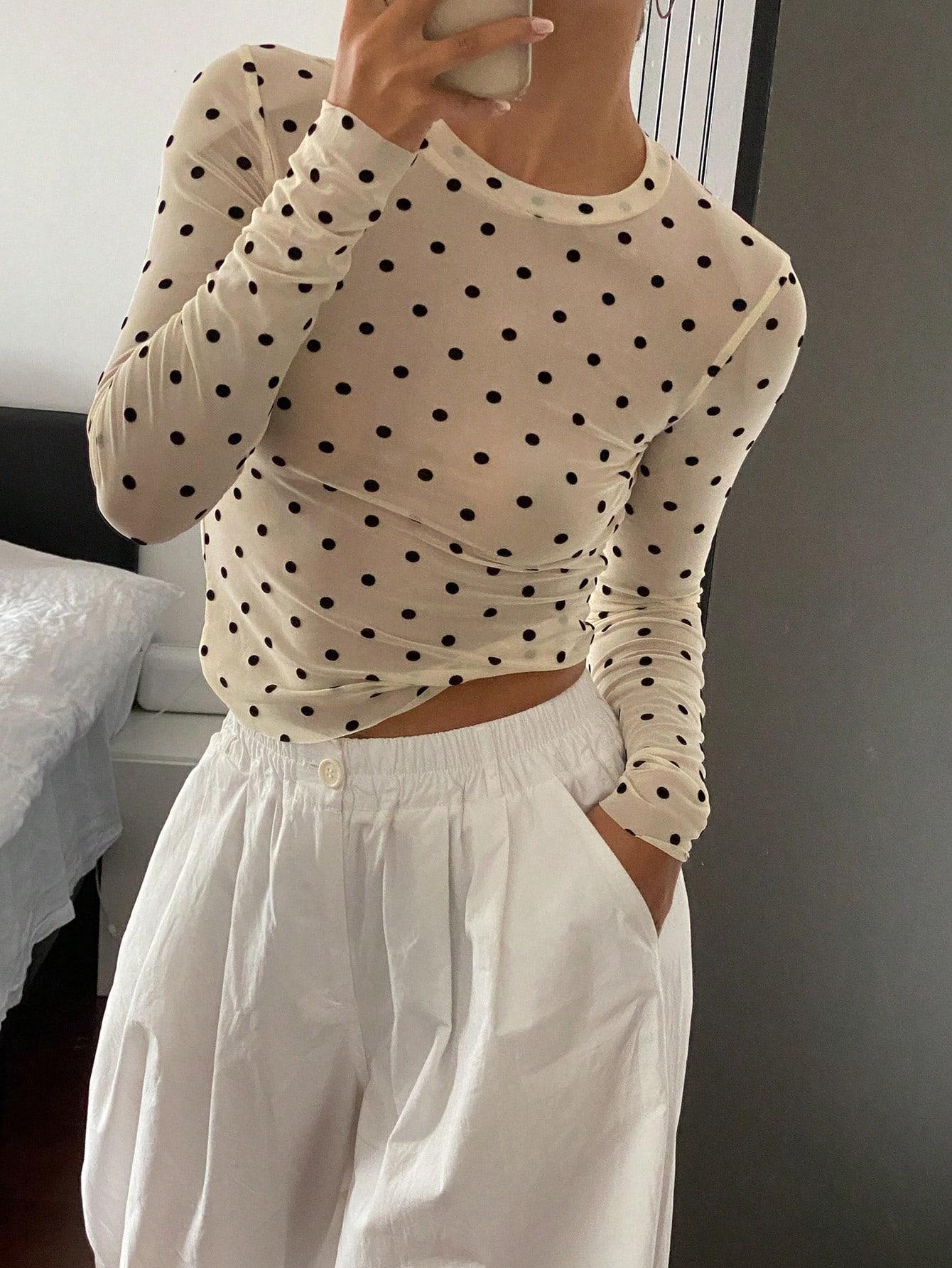 BLUZA WZÓR GROSZKI