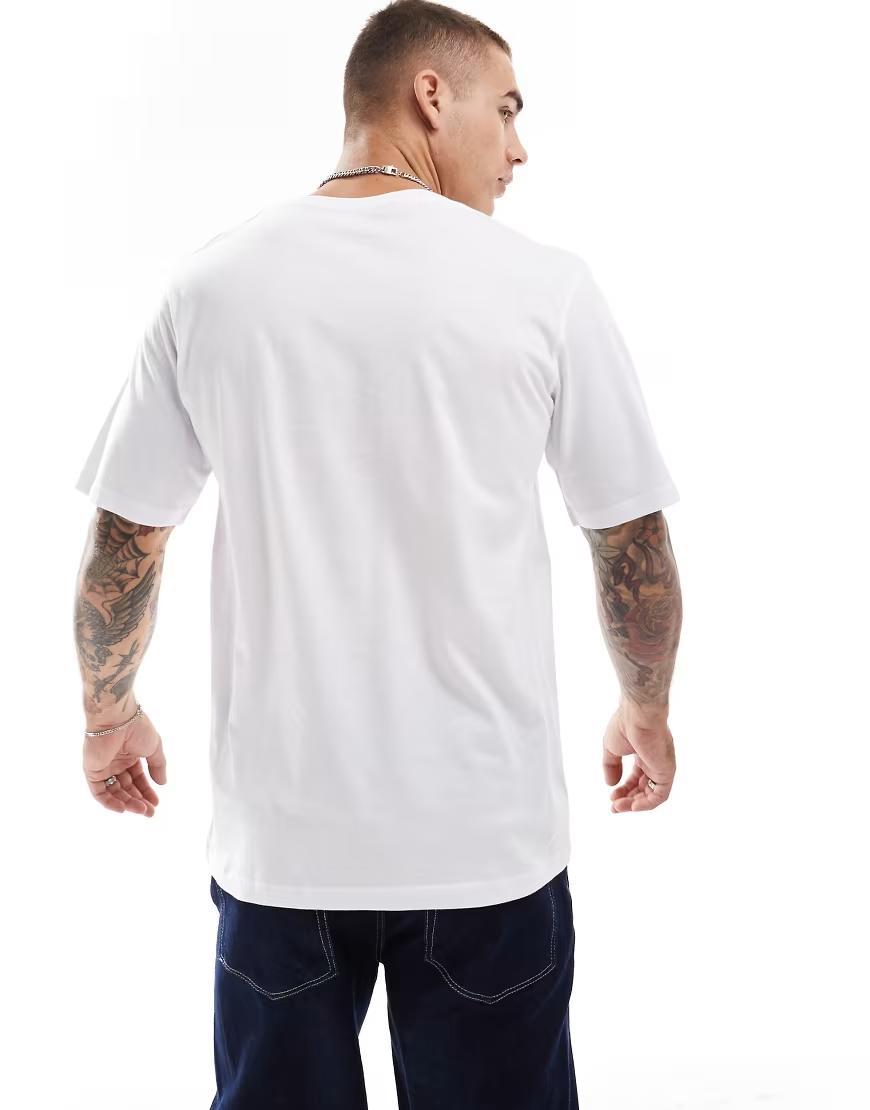 Biały T-shirt logo