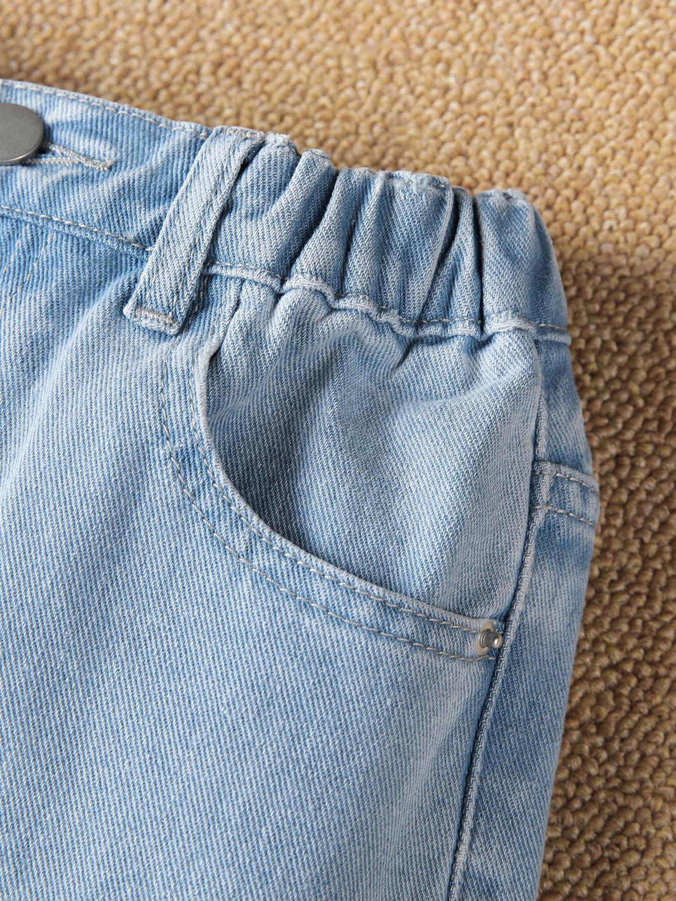 NIEBIESKIE SPODNIE JEANS