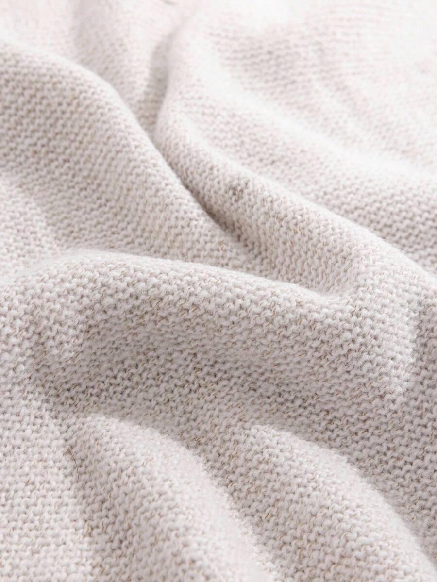 dzianinowy sweter długi rękaw 