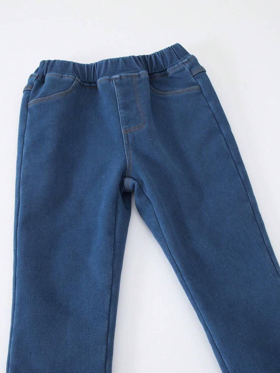 NIEBIESKIE SPODNIE JEANS