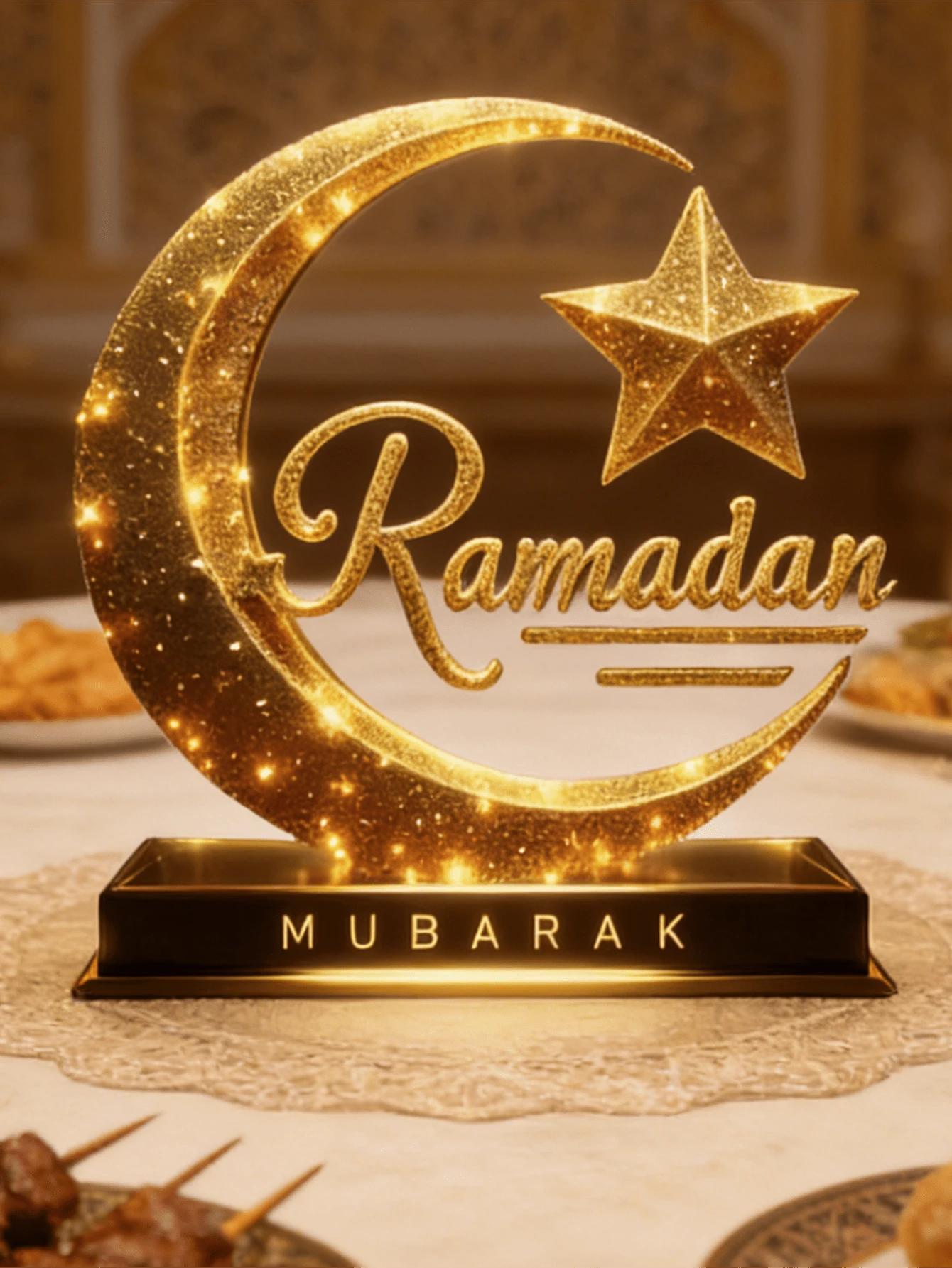 dekoracja ramadan mubarak