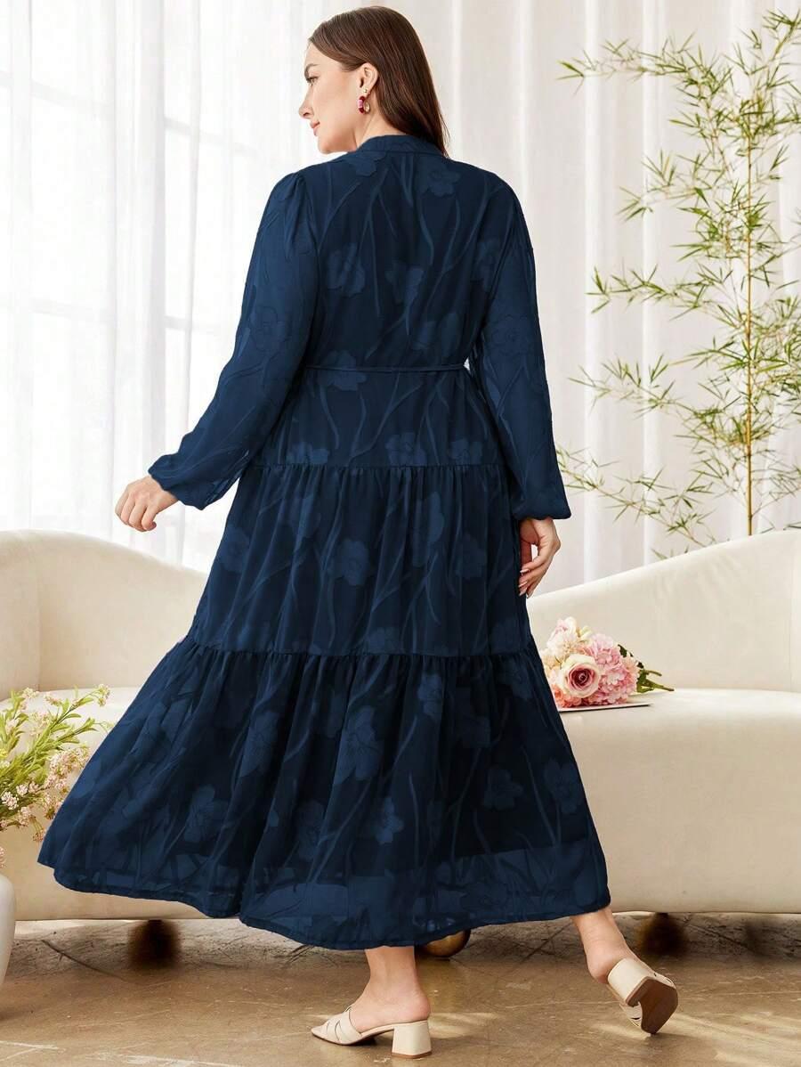 niebieska maxi sukienka