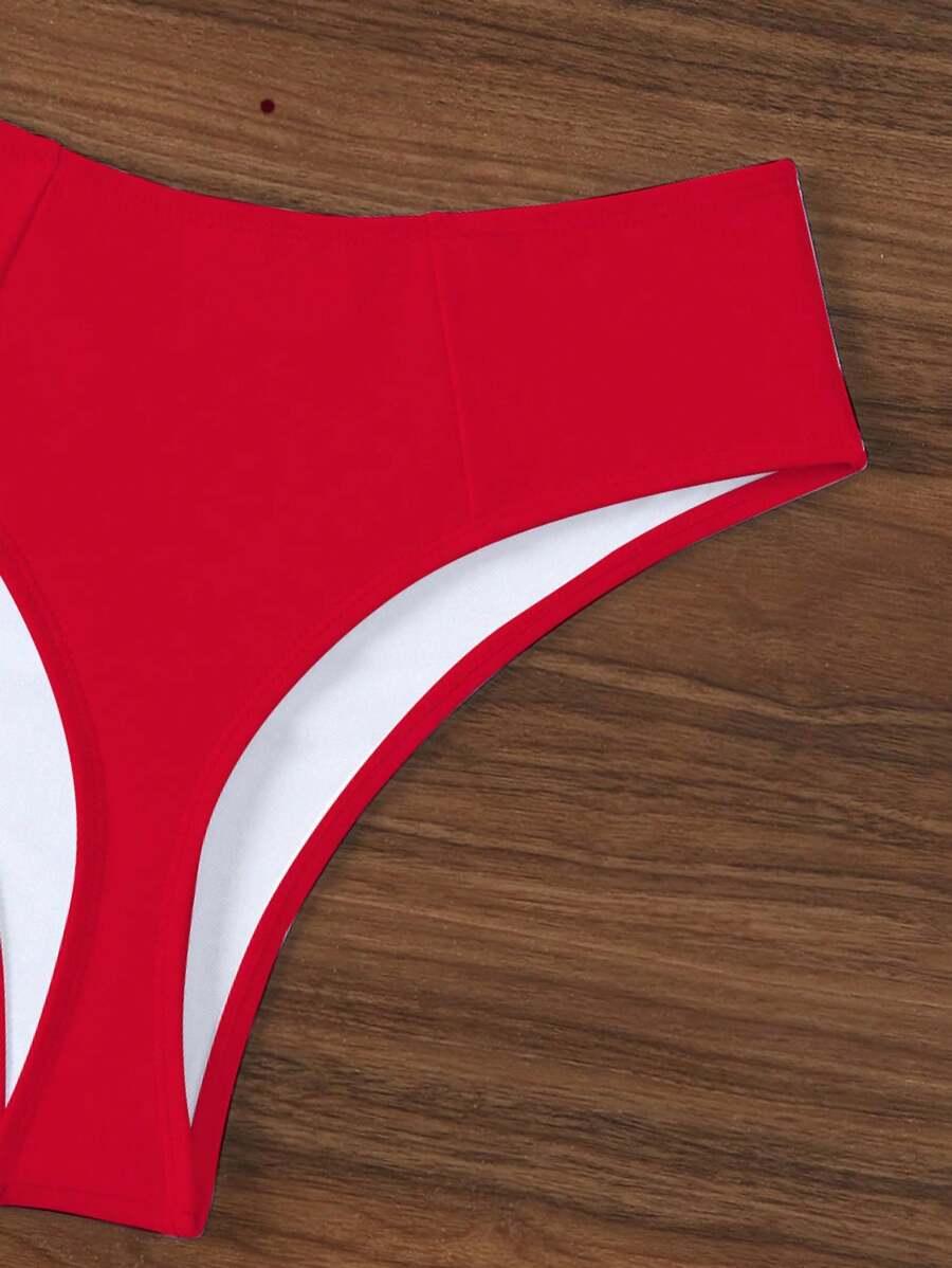 CZERWONY DÓŁ OD BIKINI