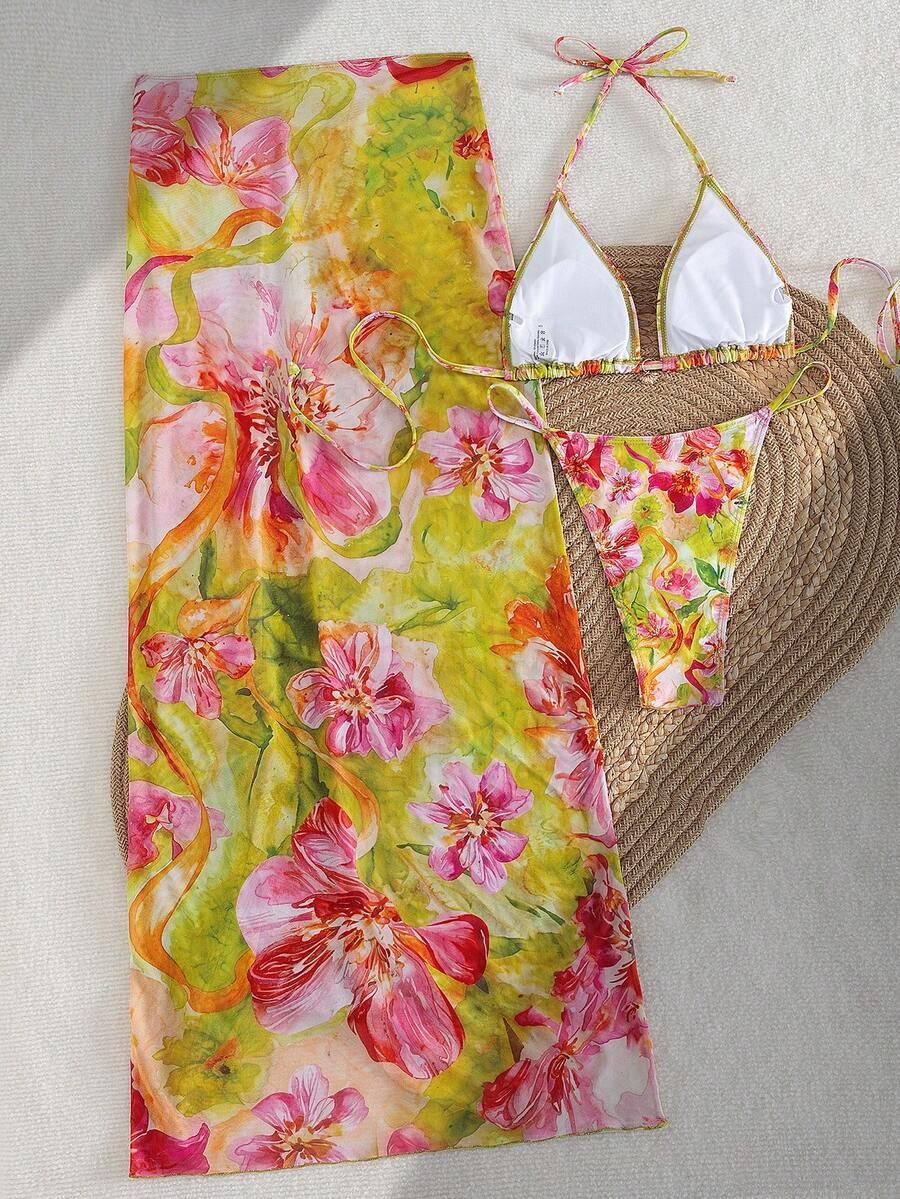 DWUCZĘŚCIOWY STRÓJ KĄPIELOWY SARONG KOMPLET