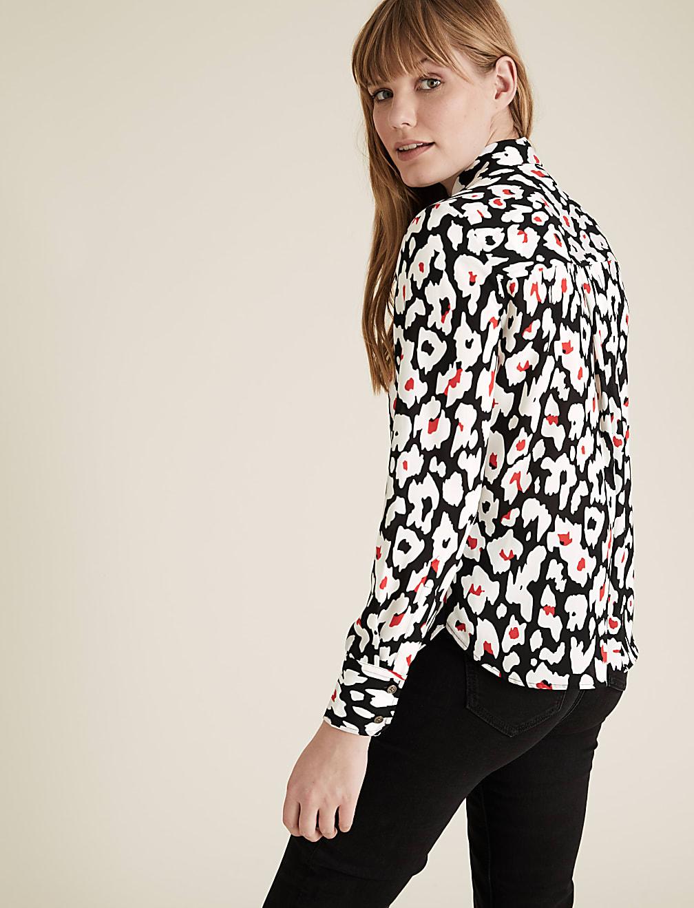 koszula animal print T43-3602-ZZ