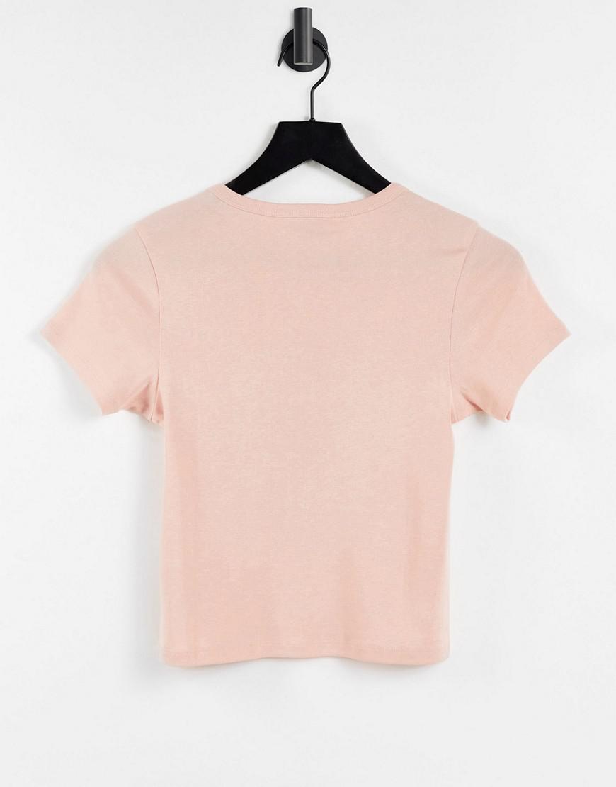 RÓŻOWY T-SHIRT PRINT