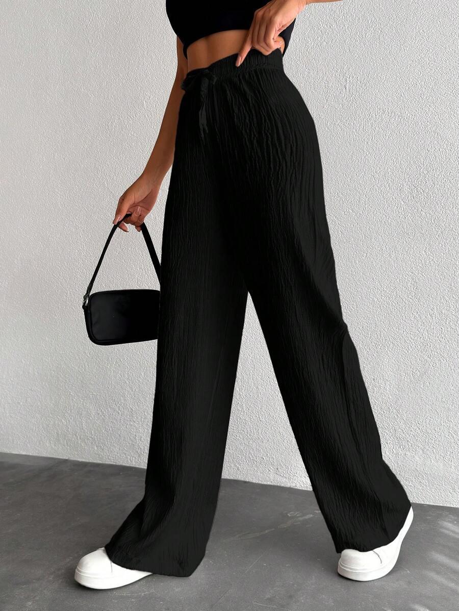 CZARNE SPODNIE CASUAL