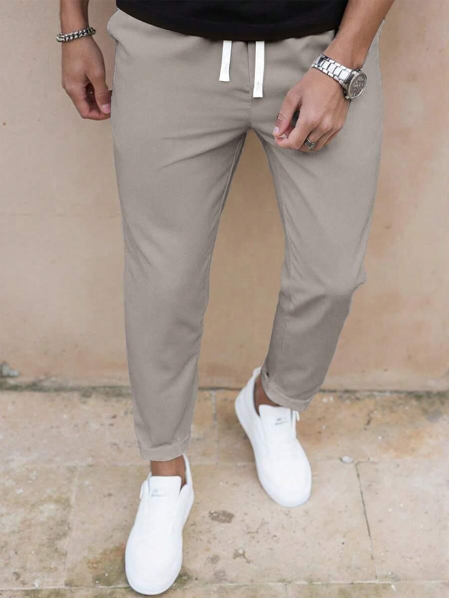 szare spodnie casual