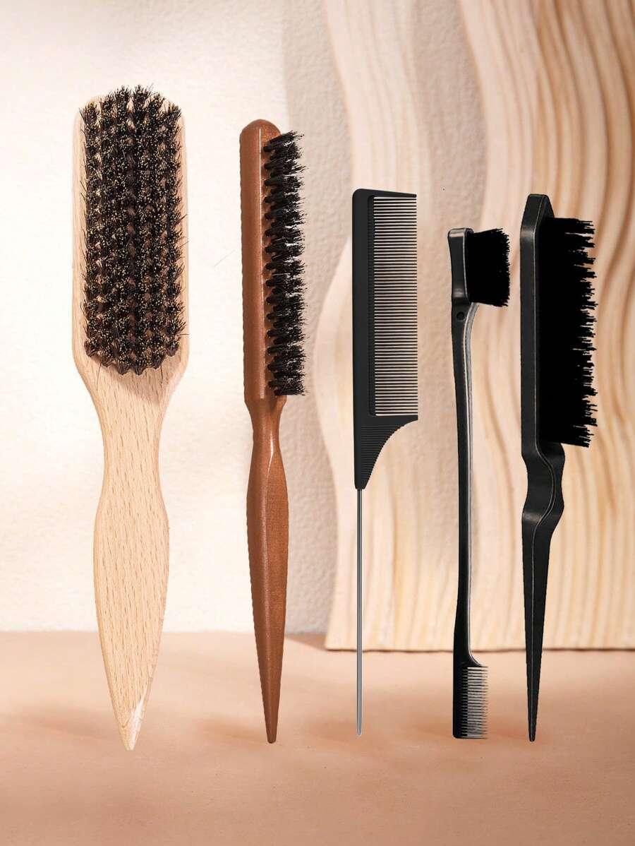 komplet grzebieni do włosów 5-pack 