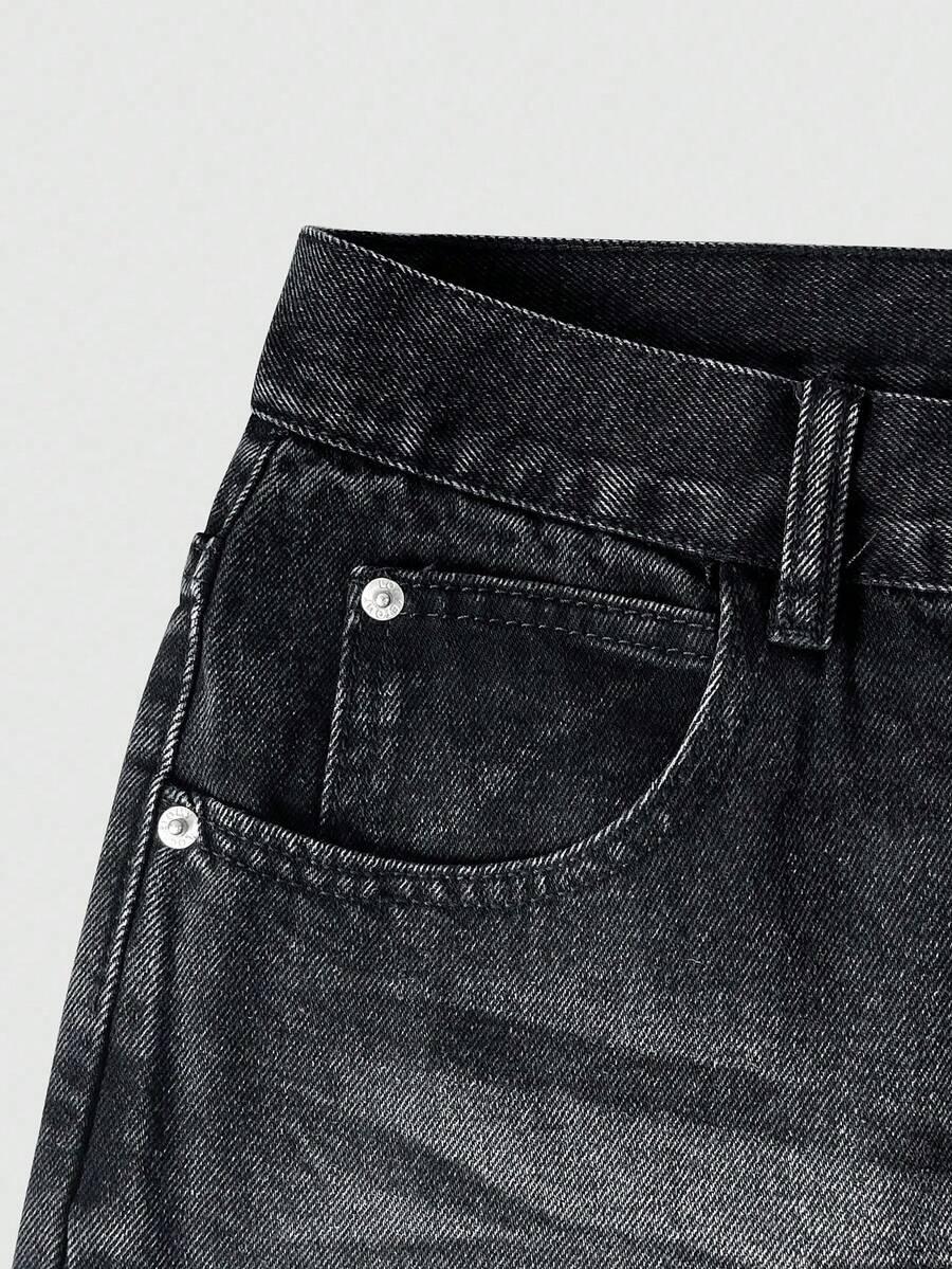 czarne spodnie jeans