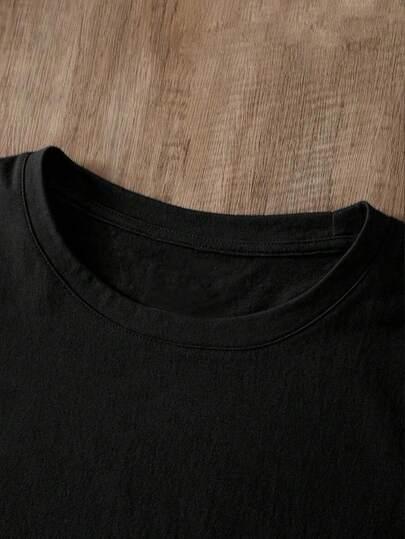 T-SHIRT OKRĄGŁY DEKOLT
