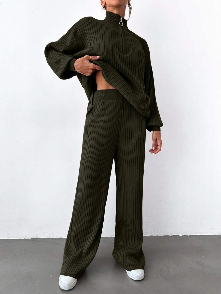 SWETER SPODNIE KOMPLET
