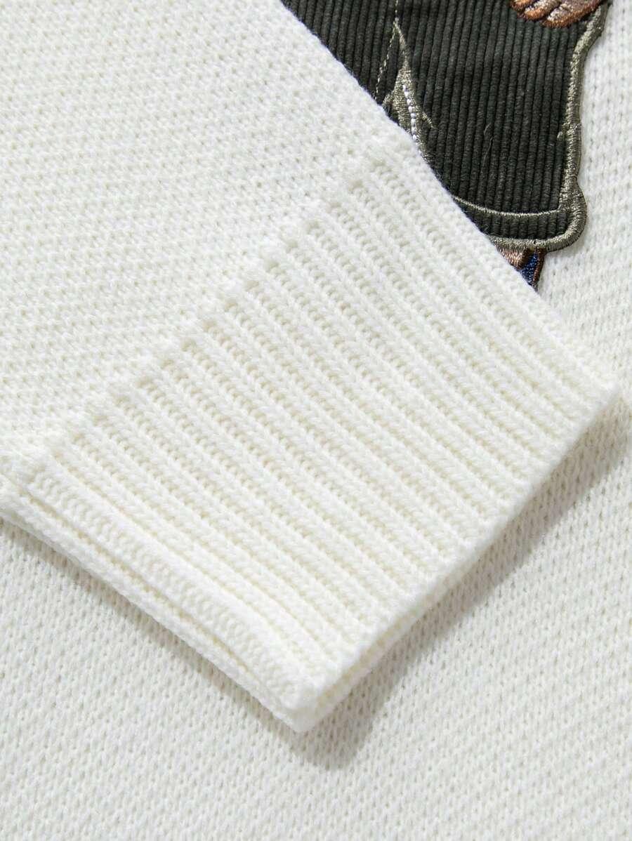 SWETER Z NADRUKIEM MISIA 