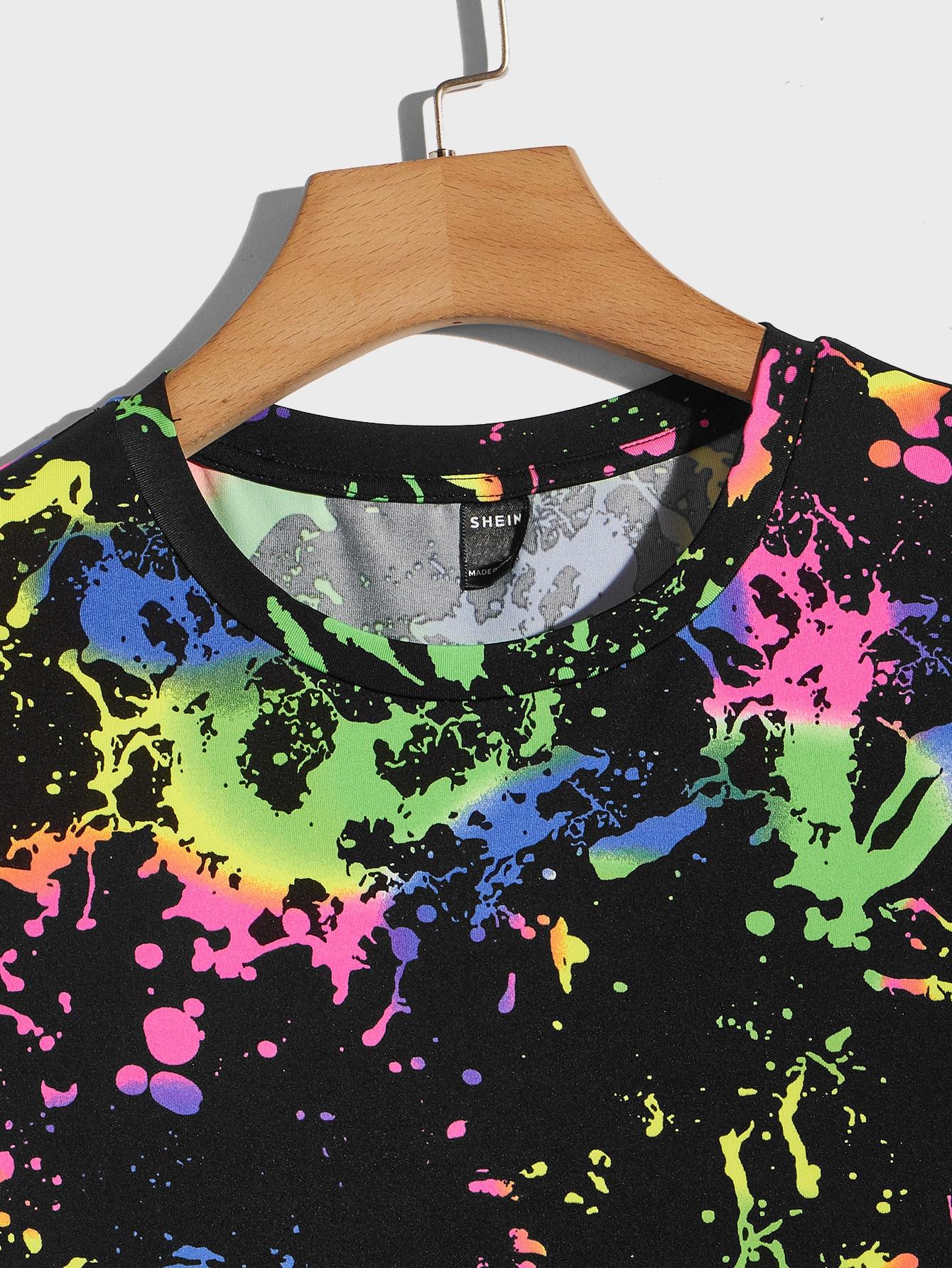 T-SHIRT KRÓTKI RĘKAW PRINT 