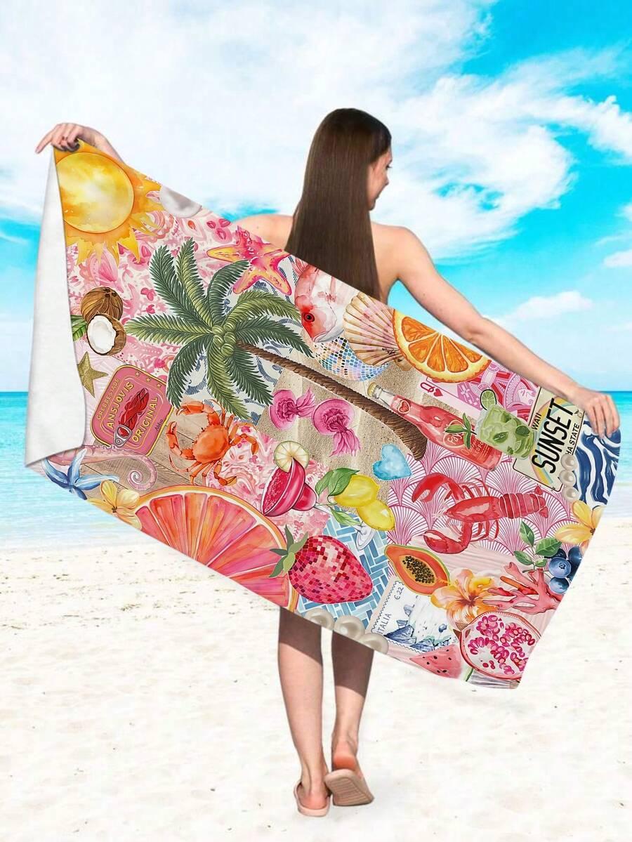 ręcznik plażowy mix wzorów