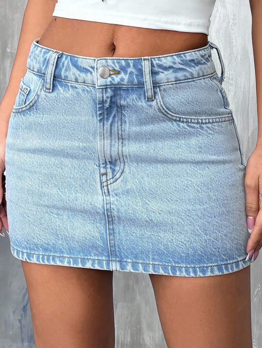 MINI SPÓDNICA JEANS
