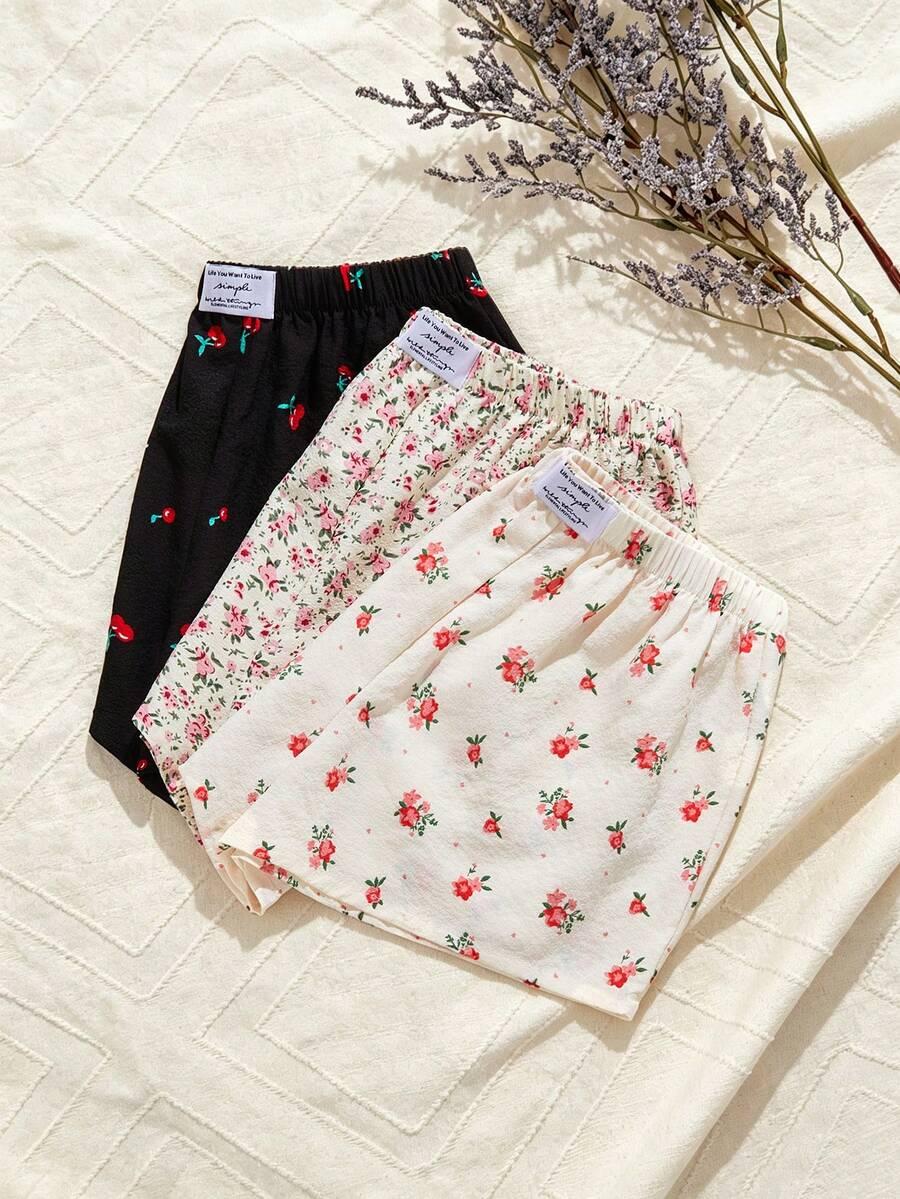 spodenki print 3-pack