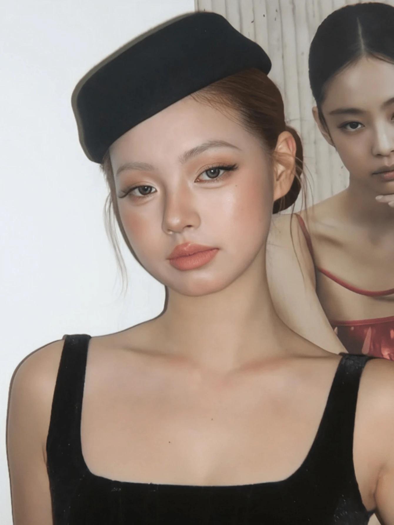 czarny beret basic