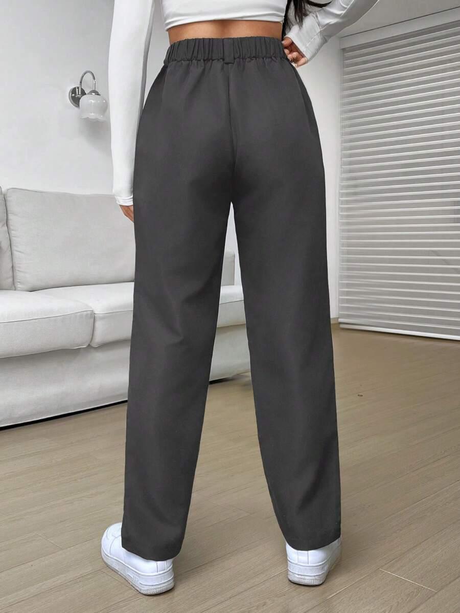 szare spodnie casual