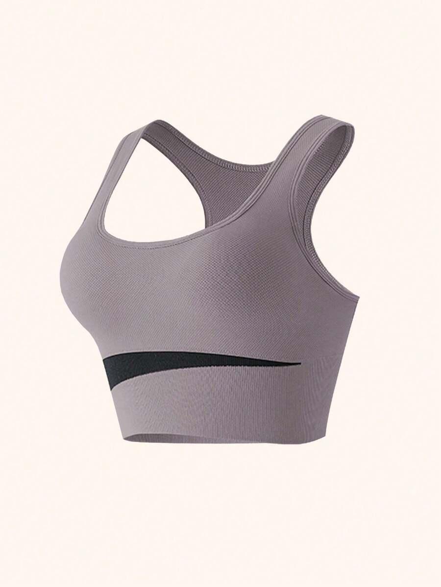 fioletowy top sportowy