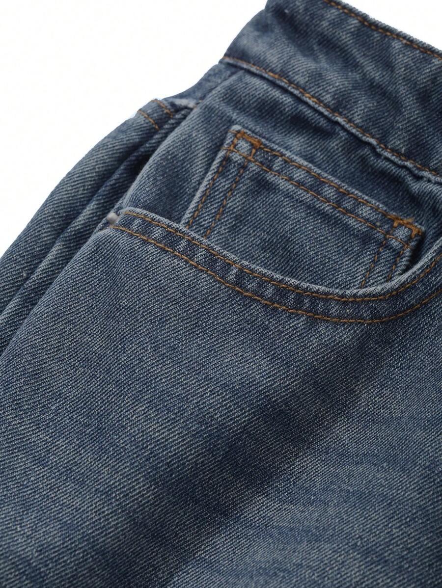 NIEBIESKIE SPODNIE JEANS