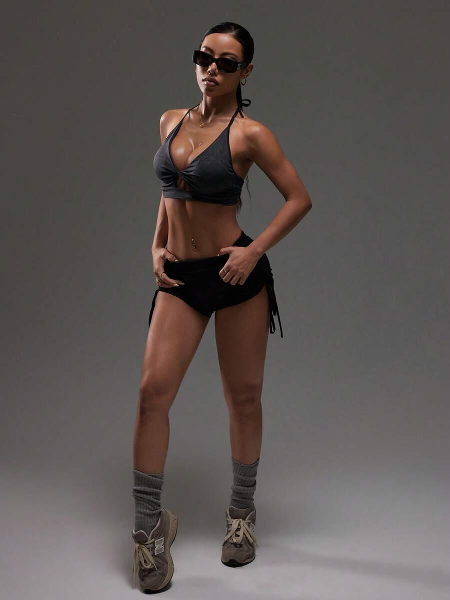 szary top sportowy