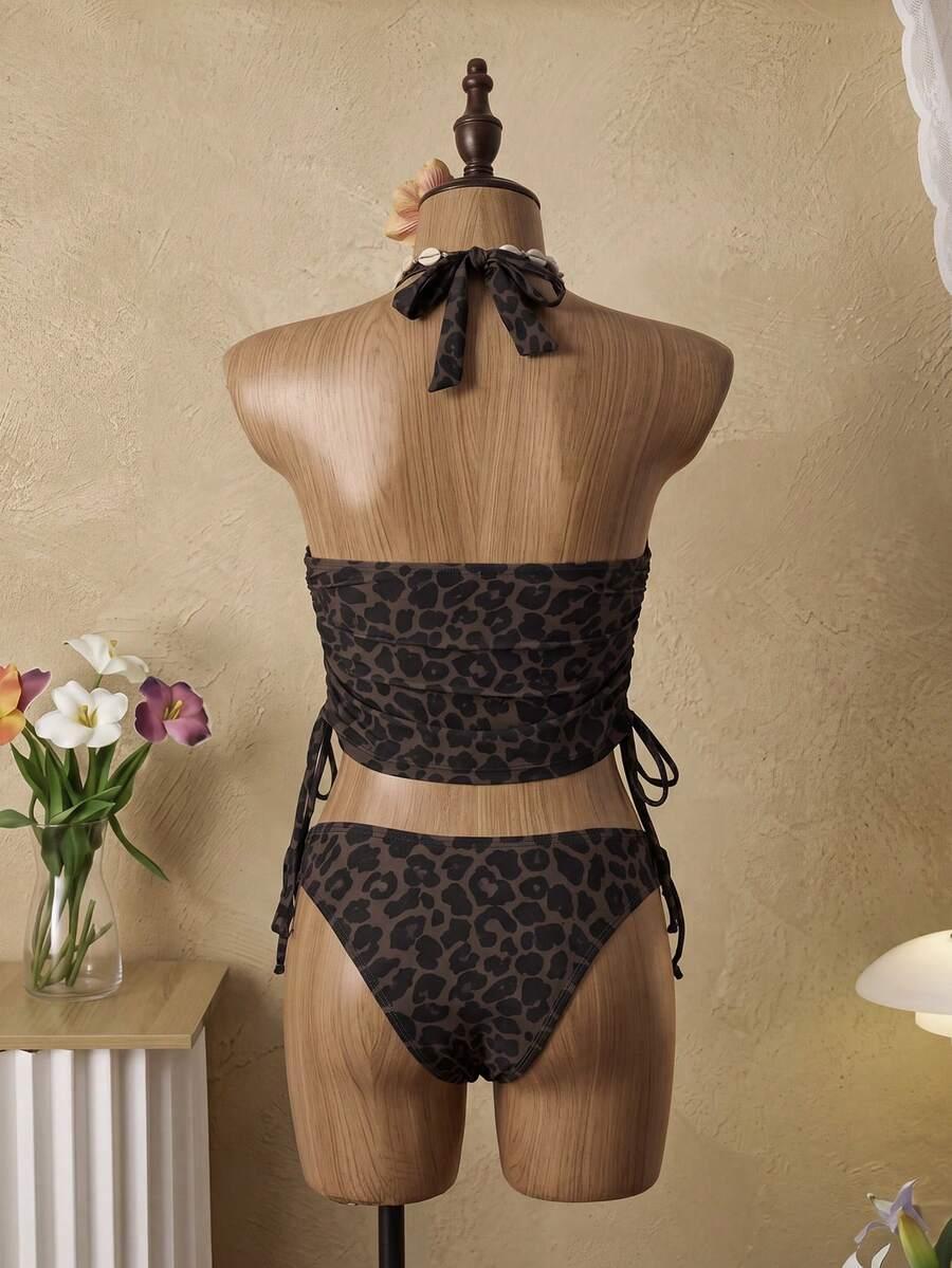 DWUCZĘŚCIOWY STRÓJ KĄPIELOWY ANIMAL PRINT