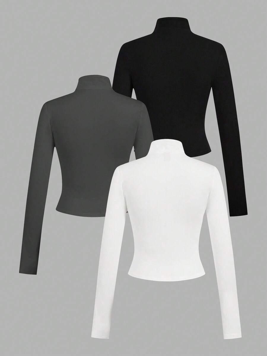 BLUZA DŁUGI RĘKAW 3-PACK