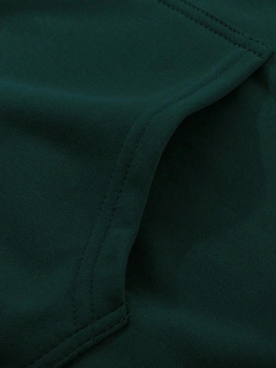zielona bluza z kapturem print