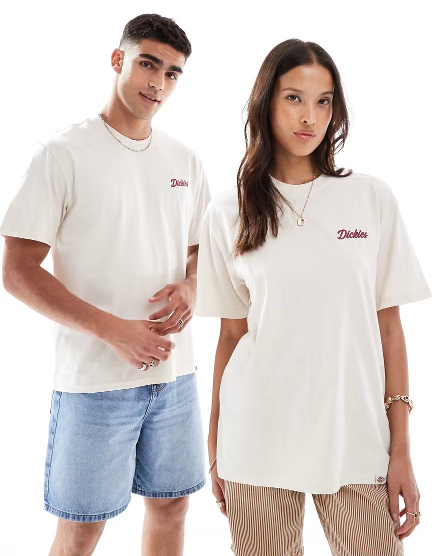 beżowy t-shirt print