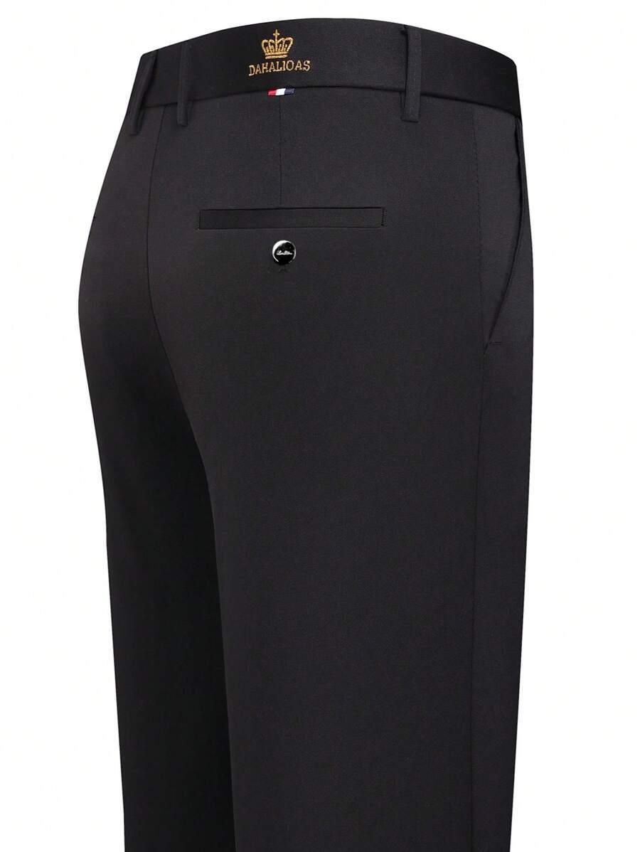 CZARNE ELEGANCKIE SPODNIE